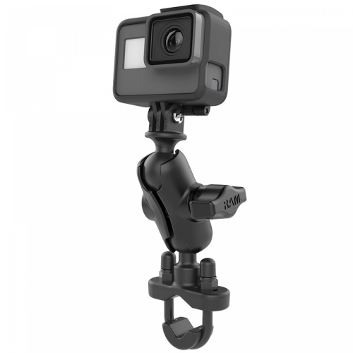 Крепление RAM камер GoPro на руль или трубу диаметром от 0,5 до 1,25" муфта 95 мм