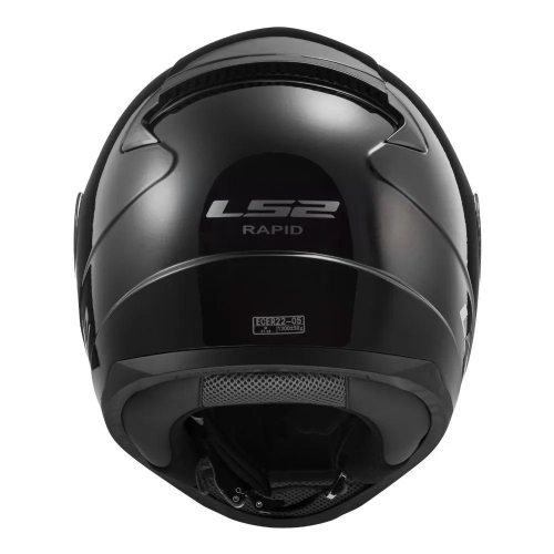 LS2 Мотошлем FF353 RAPID II SOLID черный матовый XXL