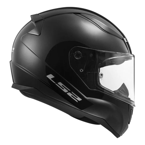 LS2 Мотошлем FF353 RAPID II SOLID черный матовый XXL