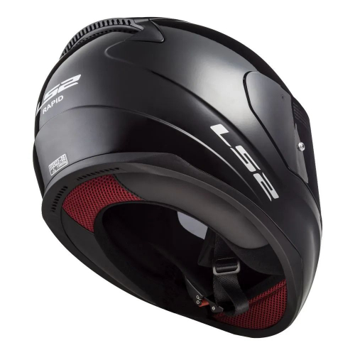 LS2 Мотошлем FF353 RAPID II SOLID черный матовый XXL