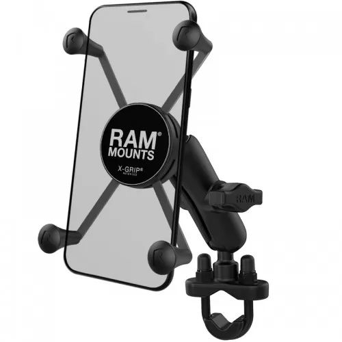 RAM X-Grip Мото крепление для больших смартфонов, муфта 95 мм., шары 25 мм. (Размер В)