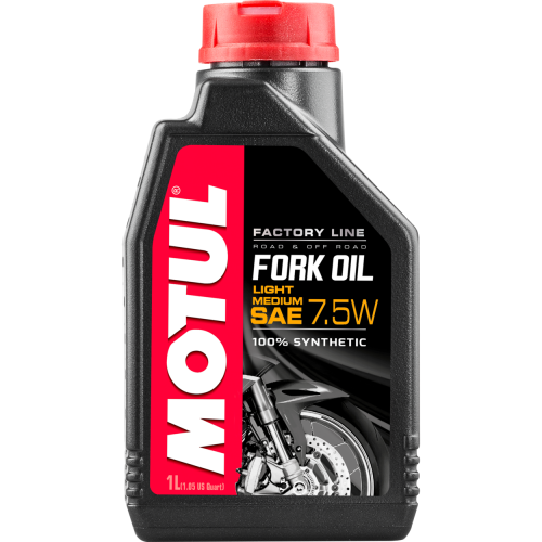 Гидравлическое масло для вилок мотоциклов MOTUL FORK OIL FACTORY LINE LIGHT/MEDIUM 7.5W