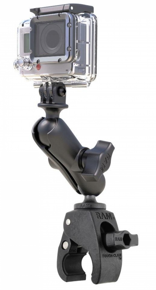 Крепление RAM камер GoPro на трубу или плоскую поверхность, струбцина, муфта 95 мм
