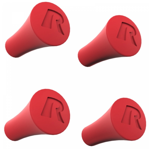 Наконечник RAM X-Grip резиновый для креплений, 4 шт, цвет красный