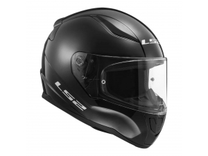 LS2 Мотошлем FF353 RAPID II SOLID черный матовый XXL