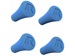 Наконечник RAM® X-Grip® резиновый для креплений, 4 шт, цвет синий